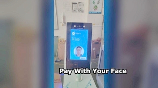 Fast Facial Recognition Payment Flap Barrier Gate